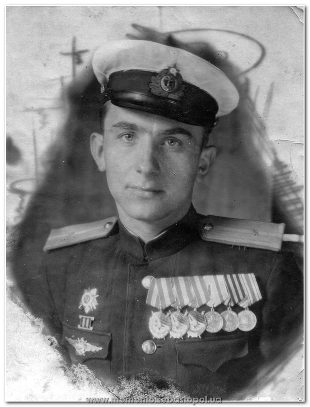 Василий Трофимович Рубан. Май 1945, пос. Ваенга, ныне город Североморск